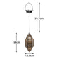 🌙 Lanterne solaire suspendue – Ambiance chaleureuse pour jardin & terrasse | -50% ⚡