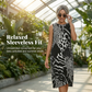 🔥62 % de réduction jusqu'à épuisement des stocks !🎉💃Robe longue sans manches en patchwork à motif léopard