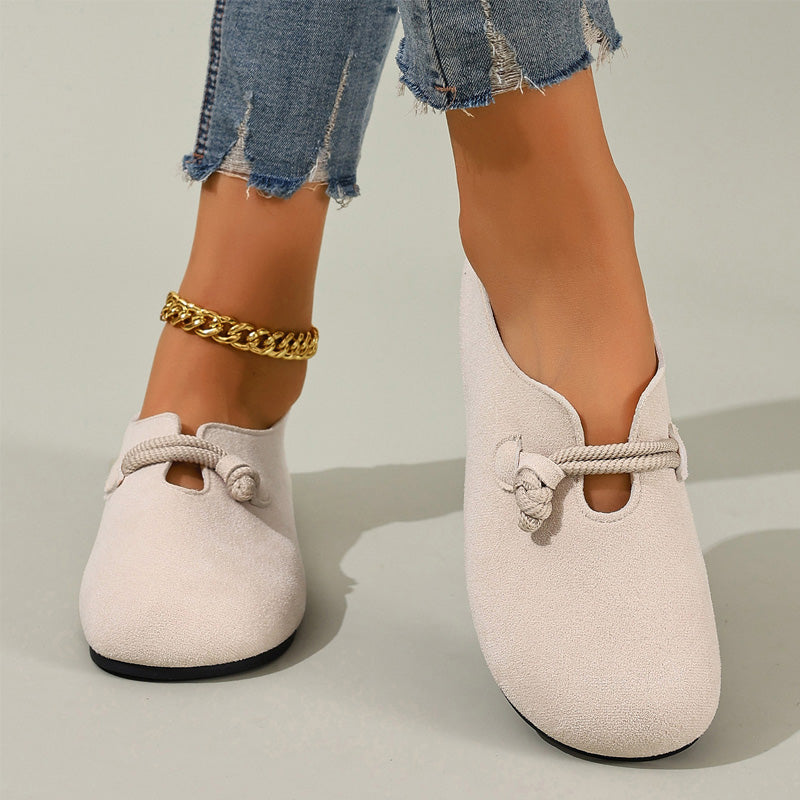 📢📢50 % de réduction !! ⏰Ballerines confortables en simili-suède à enfiler