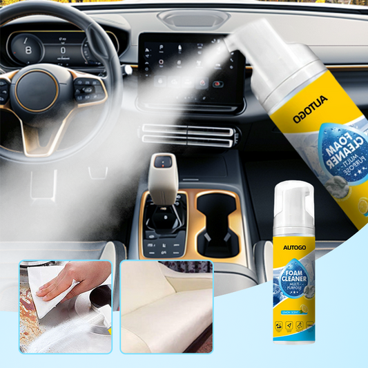 📢📢2 achetés，le 3e offert ⏰Nettoyant moussant puissant et polyvalent pour l'intérieur des voitures