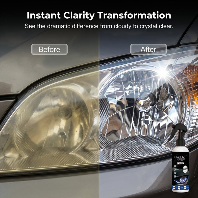 ✨ LIMITÉE 50% DE RÉDUCTION ! 💡 Kit Pro de Restauration de Phares – Efface Jaunissement & Protection UV Durable 🚗