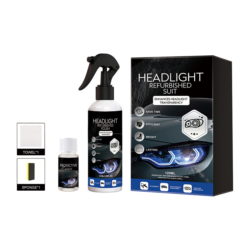 ✨ LIMITÉE 50% DE RÉDUCTION ! 💡 Kit Pro de Restauration de Phares – Efface Jaunissement & Protection UV Durable 🚗