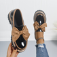 💖OFFRE DU DERNIER JOUR - 50 % DE RÉDUCTION 💖Mocassins Élégants à Talon Épais pour Femme avec Nœud