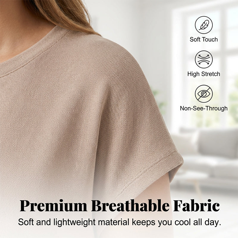 Robe t-shirt à manches courtes pour femmes