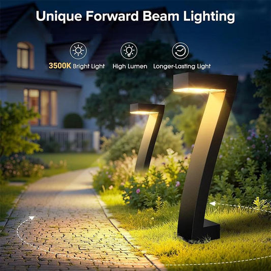 ⏳60 % de réduction en offre limitée⏰Lampe solaire créative et étanche pour allée🏡💡