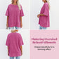 T-shirt oversize vintage délavé pour femme