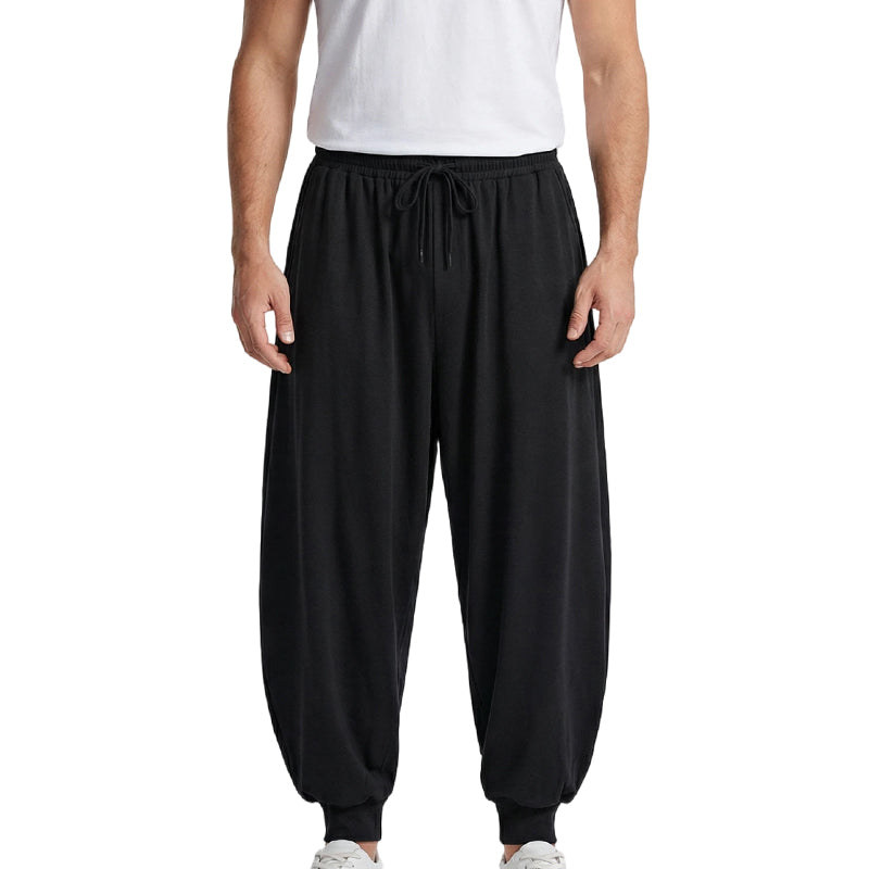 Pantalon bouffant pour homme avec cordon de serrage à la taille