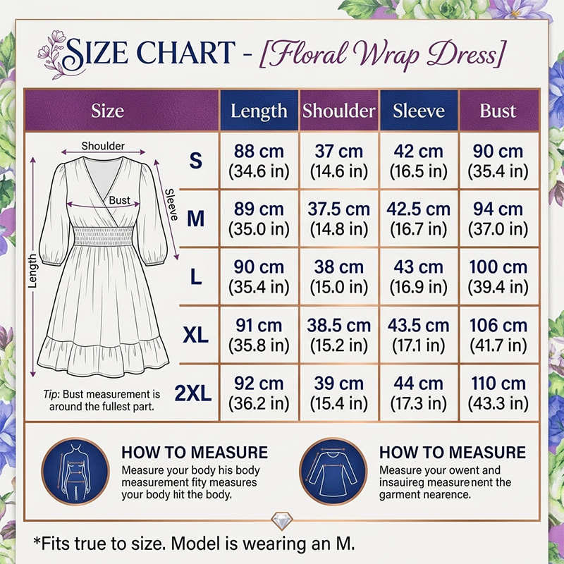 👗 50% DE RÉDUCTION ⏰ Robe trapèze à col en V & ourlet à volants, imprimé floral – Fluide, légère – parfaite pour l’été, la plage ou un look romantique 🌸