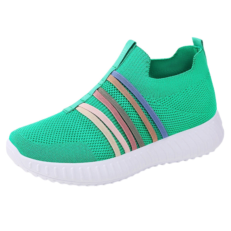 👟Baskets Femme sans Lacets en Maille Respirante – Slip-on, Antidérapantes & Légeres (4 Couleurs, 36-44)