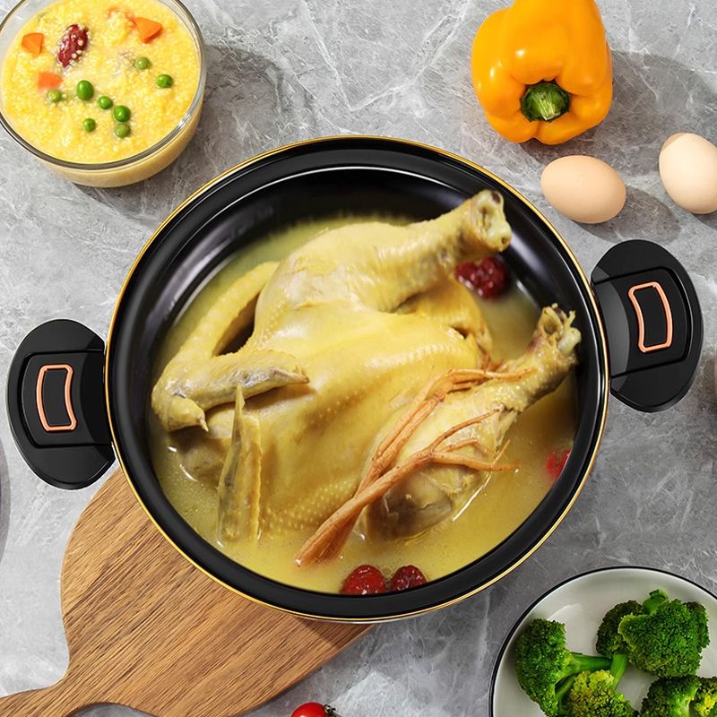 🍲 50 % DE RÉDUCTION EN CE MOMENT ! 🔥 Mini-casserole émaillée à fond antiadhésif – Gagnez du temps en cuisine – Grande capacité de 8 L – Idéale pour les soupes, les ragoûts et la cuisson à la vapeur – Répartition rapide et homogène de la chaleur 🥘