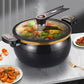 🍲 50 % DE RÉDUCTION EN CE MOMENT ! 🔥 Mini-casserole émaillée à fond antiadhésif – Gagnez du temps en cuisine – Grande capacité de 8 L – Idéale pour les soupes, les ragoûts et la cuisson à la vapeur – Répartition rapide et homogène de la chaleur 🥘