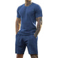Ensemble 2 pièces pour homme : t-shirt et short de sport