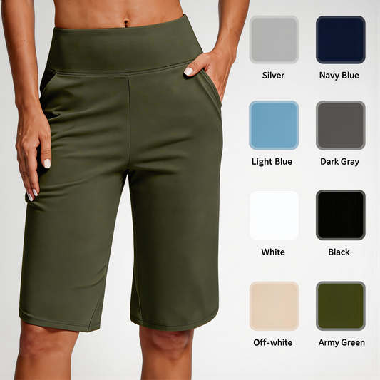 ⏰Dernier jour de vente : 52% de réduction 🔥 Shorts de yoga taille haute pour femmes avec poches