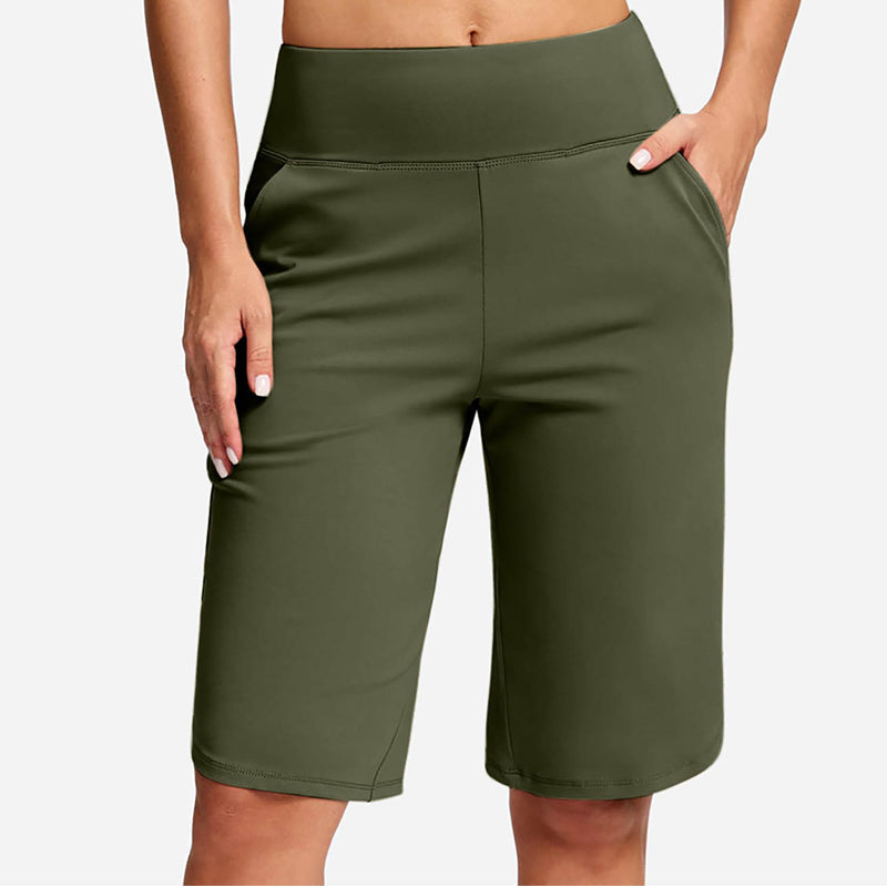 ⏰Dernier jour de vente : 52% de réduction 🔥 Shorts de yoga taille haute pour femmes avec poches