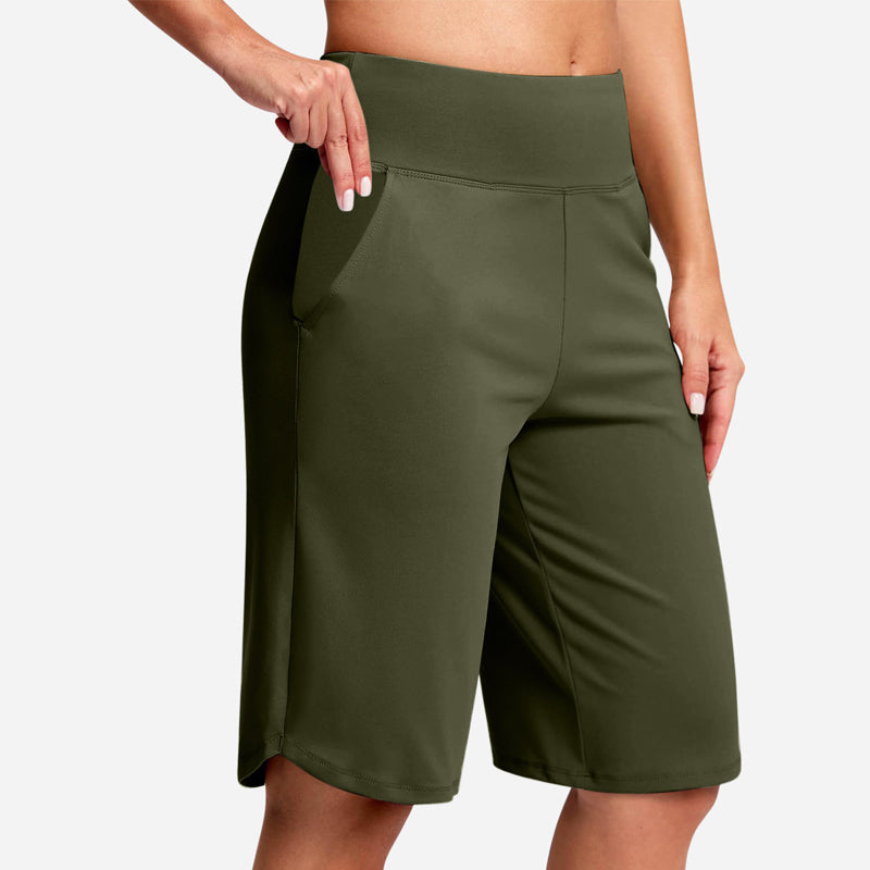 ⏰Dernier jour de vente : 52% de réduction 🔥 Shorts de yoga taille haute pour femmes avec poches