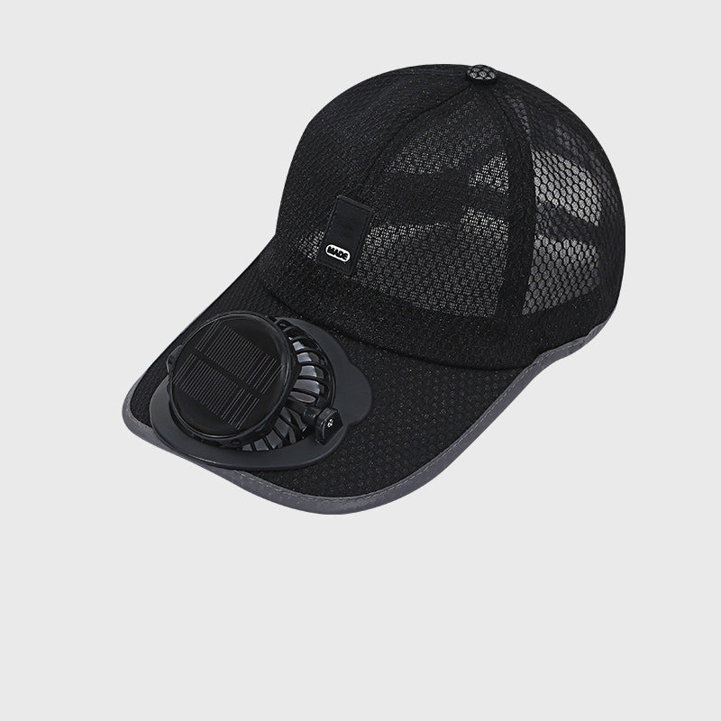 🧢 PROMO LIMITÉE 50% DE RÉDUCTION ! ☀️ Casquette de Baseball avec Ventilateur Solaire – 360° Orientable, Batterie 16h & Protection UV50+ ✨