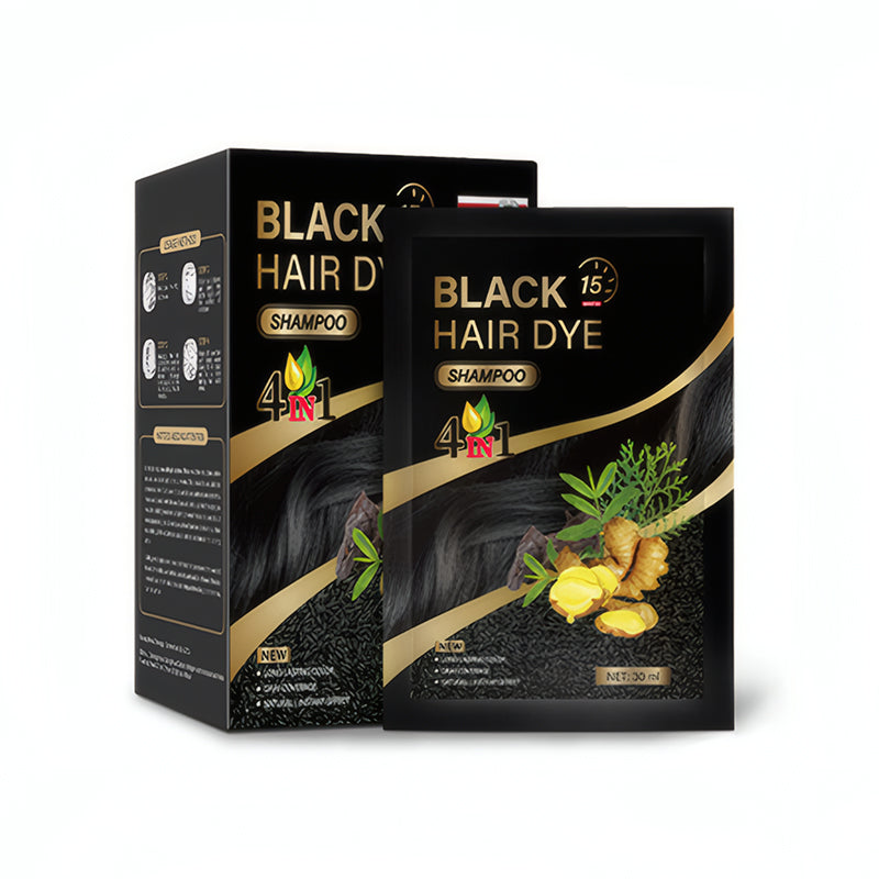 Shampoing colorant 4 en 1 à base de plantes