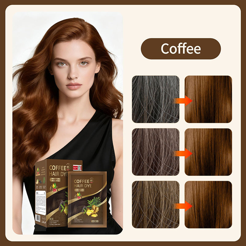 Shampoing colorant 4 en 1 à base de plantes