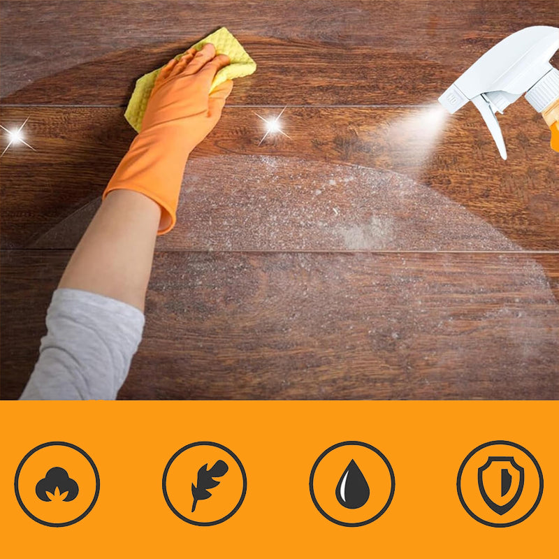 ✨ Spray pour parquet à la cire d'abeille ScratchErase – Nettoie, redonne de l'éclat et élimine les rayures ! 🧹