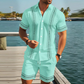 👕 50% DE RÉDUCTION! 🌸 Ensemble Haut & Short pour Homme avec Imprimé Floral – Manches Courtes, Tissu Léger & Parfait Pour Les Journées Chaudes ☀️