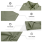 👔 50 % DE RÉDUCTION POUR UNE DURÉE LIMITÉE ! 🌿 Chemise à manches courtes en coton et lin pour homme – Respirante, coupe décontractée, col classique 🍃
