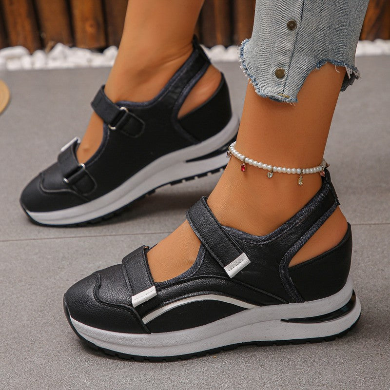 Chaussures de marche respirantes à découpes pour femmes