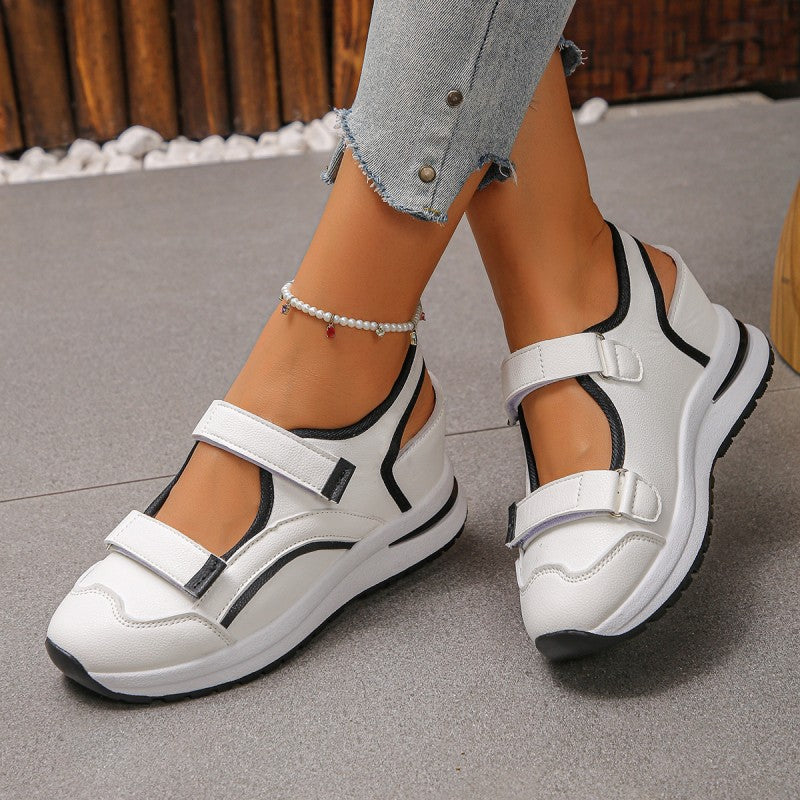 Chaussures de marche respirantes à découpes pour femmes