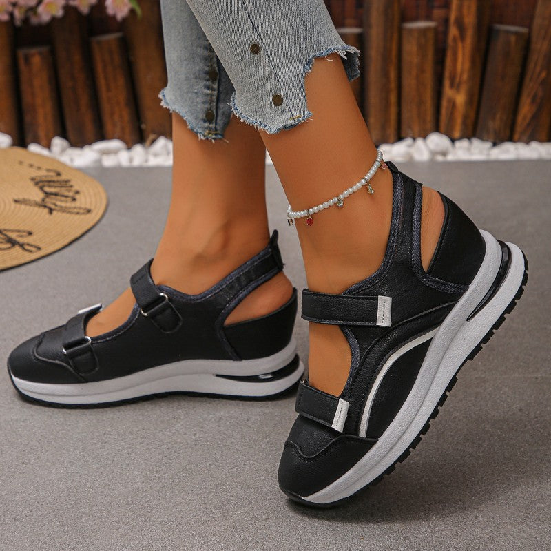 Chaussures de marche respirantes à découpes pour femmes