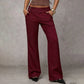 🌺 50 % DE RÉDUCTION 💐 Pantalon de costume évasé élégant pour femme👖
