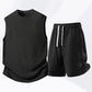 Ensemble débardeur et short de sport décontracté pour homme