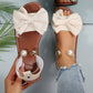 🌺 50 % DE RÉDUCTION 💐 Sandales élégantes à bride cheville ornées de perles