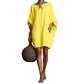 🔥Robe oversize à manches chauve-souris pour femme