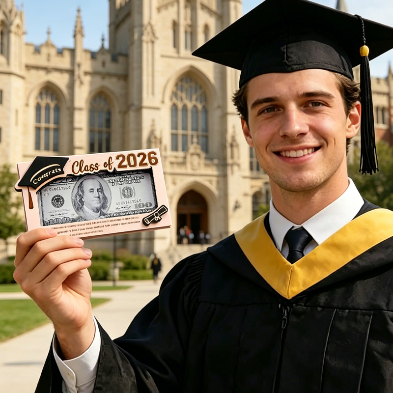 📢📢50 % DE RÉDUCTION !! ⏰ Cadre cadeau original pour l'argent de fin d'études