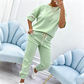 Ensemble décontracté à manches courtes pour femme (haut et pantalon)