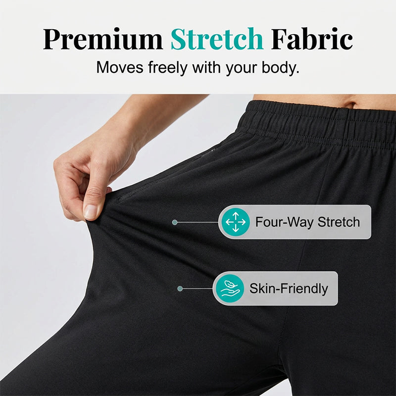 👖 50 % DE RÉDUCTION ⏰ Pantalon capri décontracté pour femme – extensible & à séchage rapide – Léger, respirant & parfait pour les voyages, le sport ou le quotidien 🌸