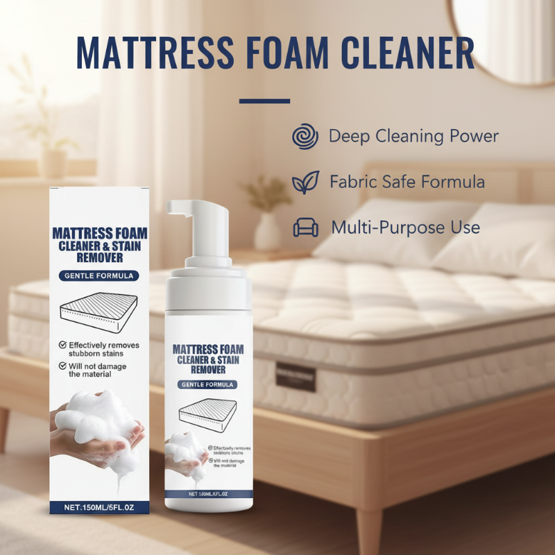 💐 PROMO LIMITÉE -50% ! Nettoyant Moussant pour Matelas – Doux sur Tissus, Puissant sur Salissures 🌸💧 【Offre Spéciale】