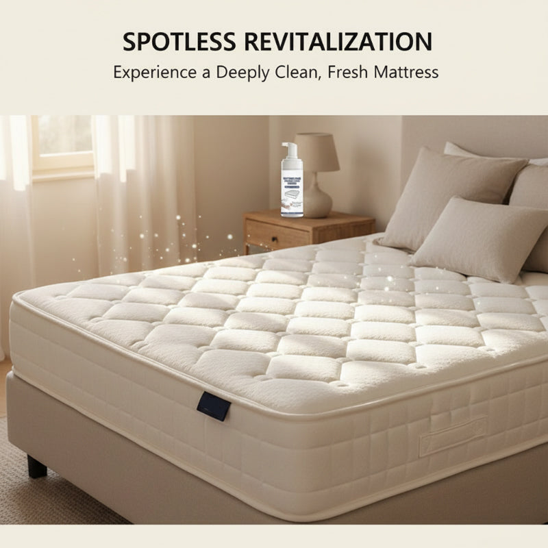 💐 PROMO LIMITÉE -50% ! Nettoyant Moussant pour Matelas – Doux sur Tissus, Puissant sur Salissures 🌸💧 【Offre Spéciale】