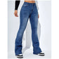 High-Waist Stretch Flare Jeans for Women
