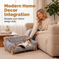 Elevated Plush Pet Bed with Wooden Frame