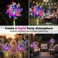 📢📢49 % DE RÉDUCTION !! ⏰ Lampe de jardin éolienne arc-en-ciel à énergie solaire
