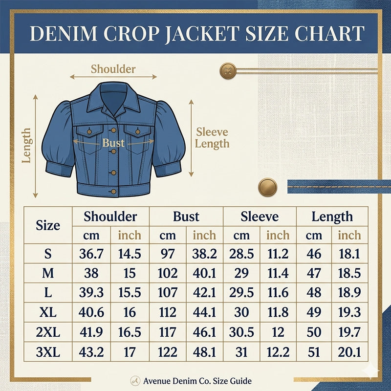 🌞 NOUVEAU : Collection d'été avec jusqu'à -50% de réduction 🛍️Veste en denim courte manches bouffantes