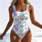 👙✨ 50 % de réduction ! 💃Maillot de bain une pièce imprimé moderne femme