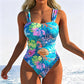 👙✨ 50 % de réduction ! 💃Maillot de bain une pièce imprimé moderne femme