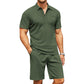 Ensemble Haut et Short en Maille pour Homme