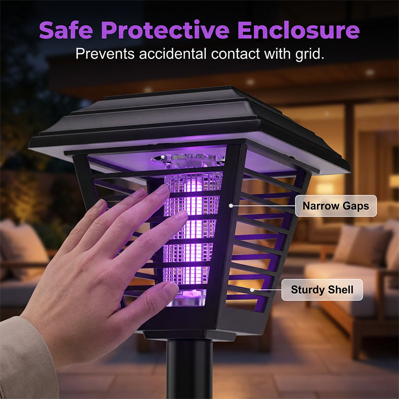 ⏳🔥 50 % DE RÉDUCTION POUR UNE DURÉE LIMITÉE ! 🦟 Appareil anti-moustiques et lampe de jardin à énergie solaire – Des nuits d'été sans insectes ✨