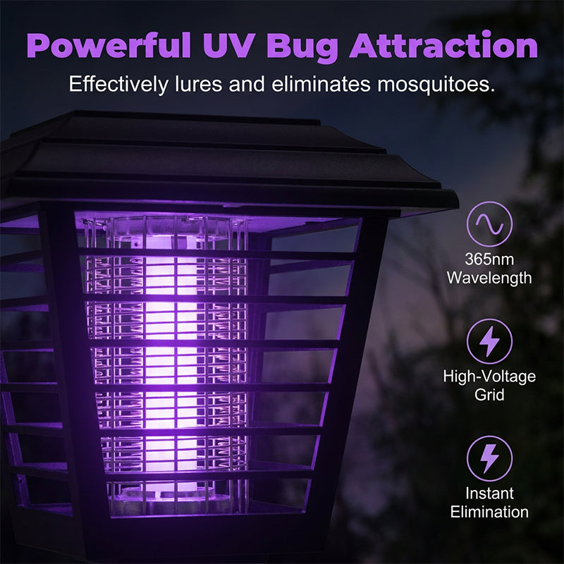 ⏳🔥 50 % DE RÉDUCTION POUR UNE DURÉE LIMITÉE ! 🦟 Appareil anti-moustiques et lampe de jardin à énergie solaire – Des nuits d'été sans insectes ✨