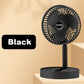 🌀🔋Ventilateur Télescopique Pliable Rechargeable USB – Silencieux, 180° Rotatif, 4 Vitesses, Portable ✨