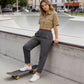 ⏰50 % DE RÉDUCTION !✨Pantalon fuselé à poches pour femmes, grandes tailles