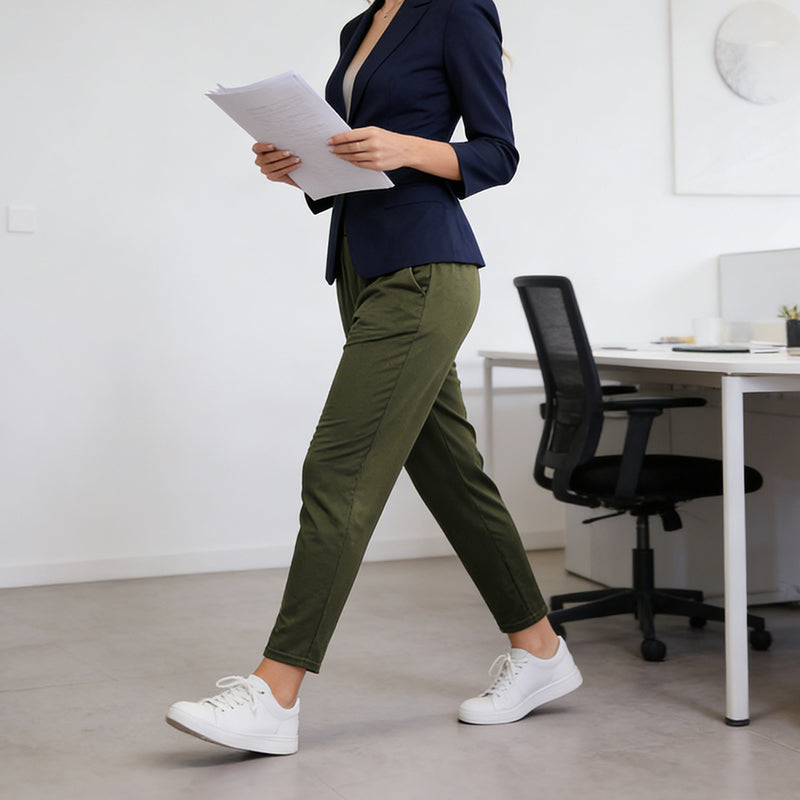 ⏰50 % DE RÉDUCTION !✨Pantalon fuselé à poches pour femmes, grandes tailles