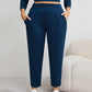 ⏰50 % DE RÉDUCTION !✨Pantalon fuselé à poches pour femmes, grandes tailles